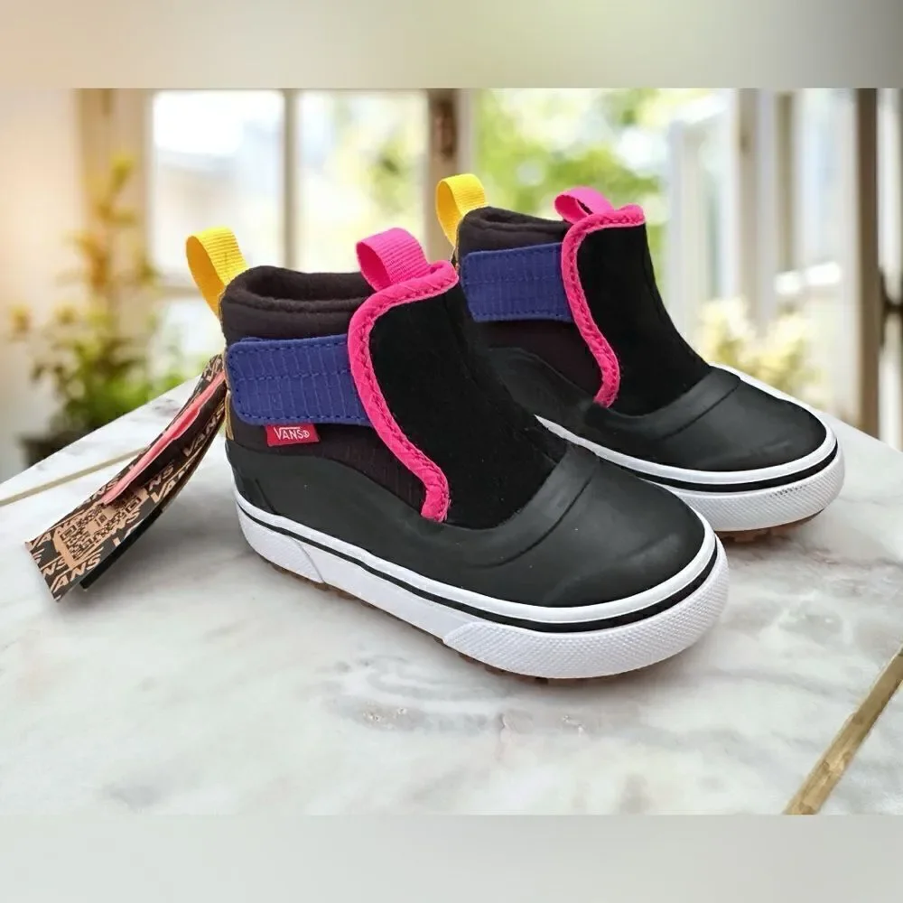 VANS Toddler Slip-On Hi Terrain V MTE Insulated Snow Winter Duck Boots Size 6